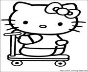 Printable hello kitty 12 coloring pages