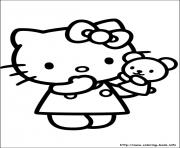 Printable hello kitty 43 coloring pages