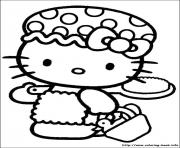 Printable hello kitty 13 coloring pages