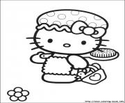 Printable hello kitty 02 coloring pages