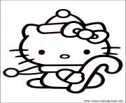 Printable hellokitty christmas 02 coloring pages