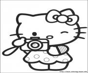 hello kitty 10 coloring pages