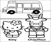 Printable hello kitty 32 coloring pages