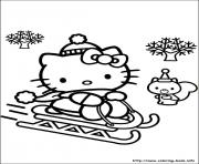 Printable hellokitty christmas 03 coloring pages