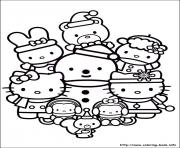 Printable hellokitty christmas 04 coloring pages