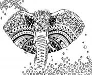 Printable adult africa elephant coloring pages