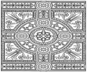 adult zen anti stress to print parquet patterns coloring pages