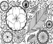 Printable adult leen margot spring coloring pages