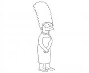 Printable les simpson marge coloring pages