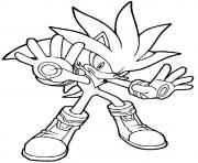 Printable he is like iron man sonic version coloring pages