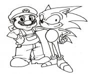 Sonic Coloring Pages Color Online Free Printable