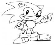 Printable sonic look there bro coloring pages