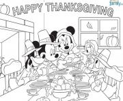 Printable disney thanksgiving coloring page for kidsefec coloring pages