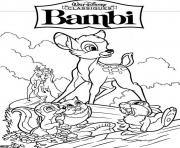 Printable disney bambi 7549 coloring pages