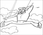Printable fred falling from sky scooby doo 7fc1 coloring pages