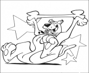 Printable scooby won a bone scooby doo 0474 coloring pages