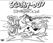 Printable scooby in hollywood scooby doo b07d coloring pages