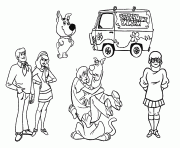 Printable all characters in scooby doo 58a3 coloring pages