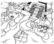 Printable mummy chasing velma and daphne scooby doo 45ae coloring pages
