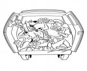 Printable scooby and shaggy making bbq 4695 coloring pages