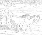 Printable friendly educational horse sbf8b coloring pages