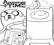 Printable adventure time s3da1 coloring pages