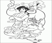 the genie and friends disney coloring pages0fbf
