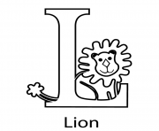 Printable lion alphabet s free845b coloring pages