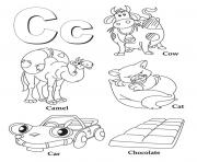Printable coloring pages alphabet c printable2388 coloring pages