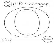 Printable octagon alphabet sf8ba coloring pages