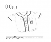 Printable u for uniform alphabet s free58a1 coloring pages