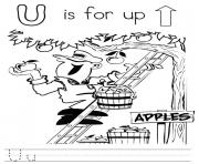 Printable Letter U  1a91c coloring pages