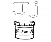 Printable alphabet  j for jamc468 coloring pages