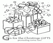 Printable g for gifts s alphabetf559 coloring pages