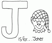 Printable joker alphabet 2fcb coloring pages