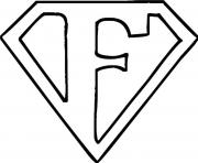 Printable superman logo f alphabet s free97f7 coloring pages