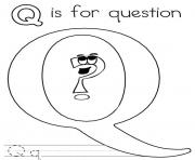 Printable alphabet s questionde49 coloring pages