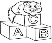 Printable alphabet s printable with a cat466c coloring pages