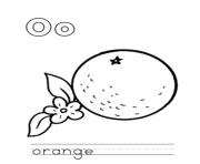 Printable orange fruit alphabet scdb3 coloring pages