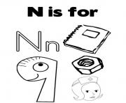 Printable kids free alphabet s14541 coloring pages