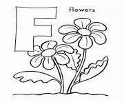 Printable flower free alphabet s printable0180 coloring pages