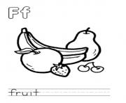 Printable fruit alphabet s freeac90 coloring pages