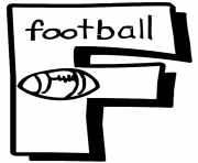 Printable letter f football free alphabet sce02 coloring pages