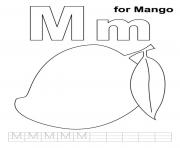 Printable mango free alphabet s86ed coloring pages