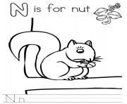 Printable nut free alphabet sc7b9 coloring pages