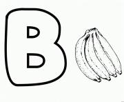 Printable alphabet s bananac36c coloring pages