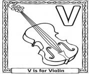 Printable printable alphabet s violin2550 coloring pages