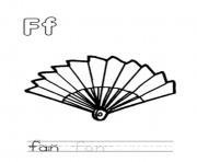 f for fan alphabet s freed219