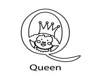 Printable alphabet s queen0775 coloring pages