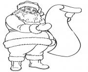 Printable coloring pages of santa reading the long letterddfa coloring pages